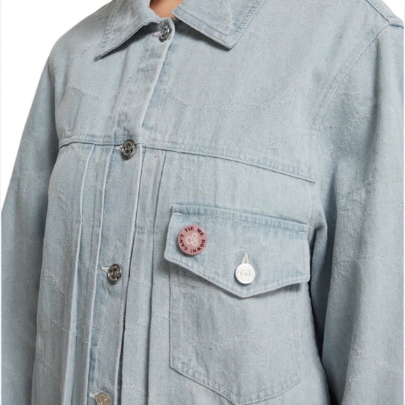 NWT scotch and soda oversized trucker denim jacket size XS - Picture 6 of 11